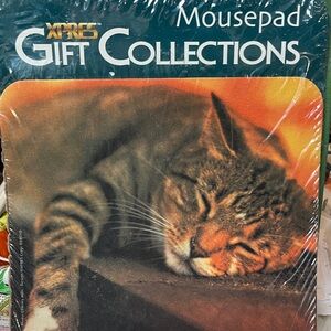 Cat Mousepad - Orange and Brown